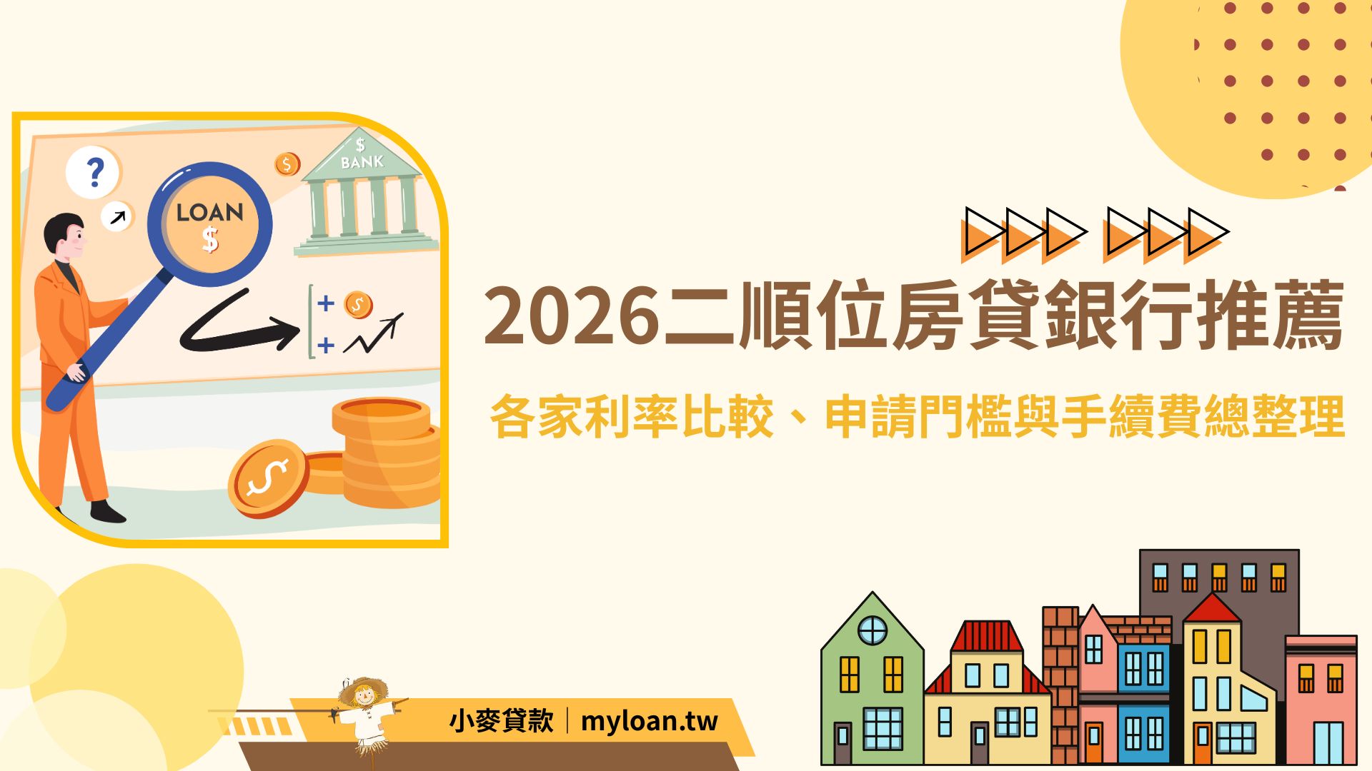 2026二順位房貸銀行推薦 各家利率比較、申請門檻與手續費總整理